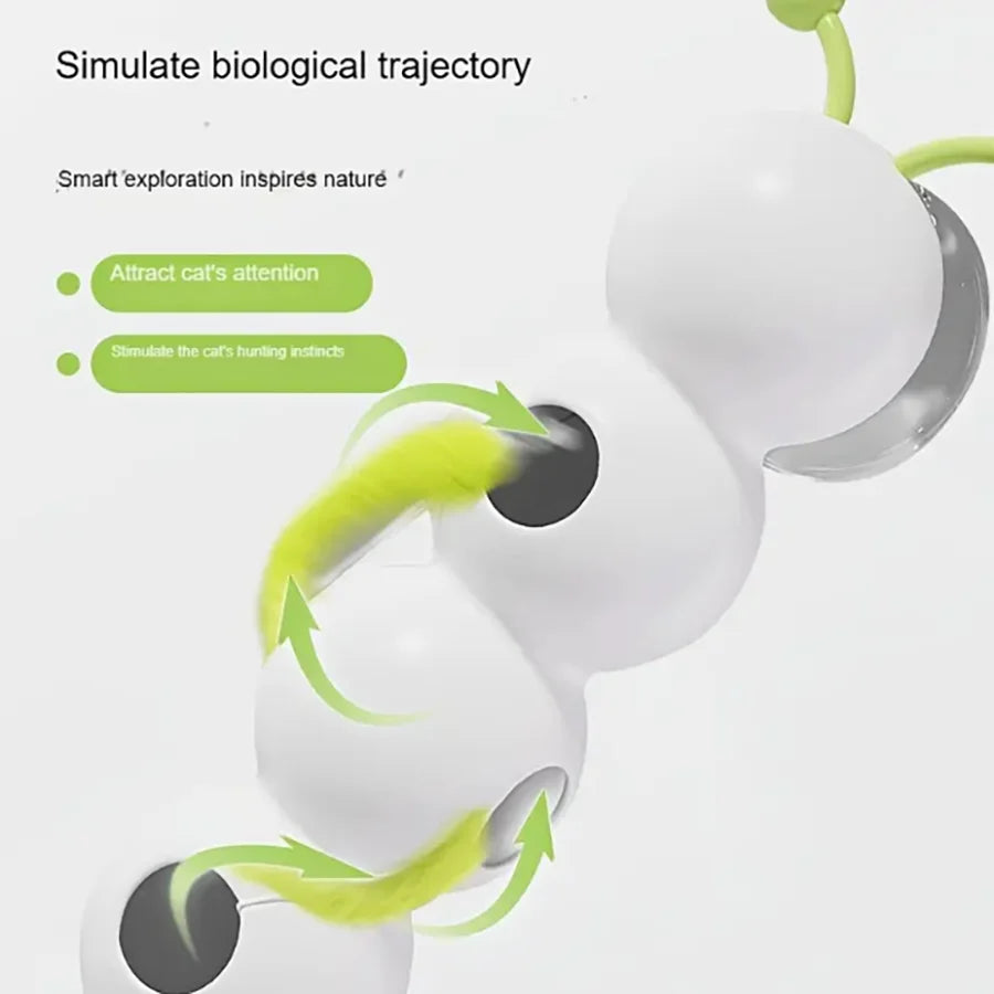 Interactive Caterpillar Cat Toy