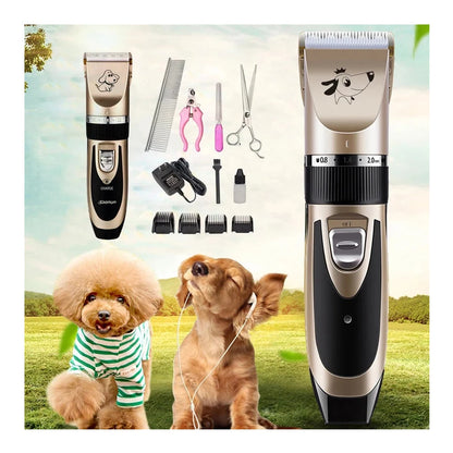 Rechargeable Pet Grooming Clippers – Quiet & Easy Home Grooming