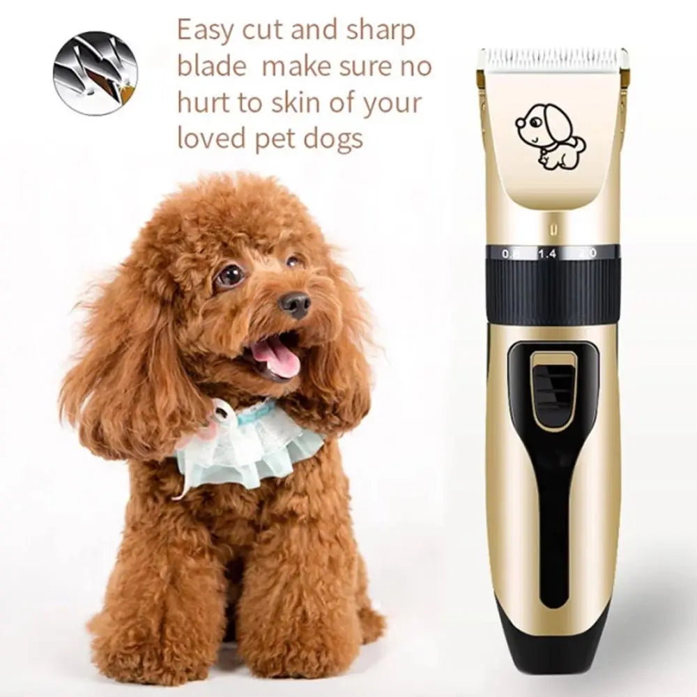 Rechargeable Pet Grooming Clippers – Quiet & Easy Home Grooming