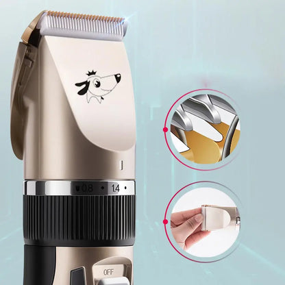Rechargeable Pet Grooming Clippers – Quiet & Easy Home Grooming