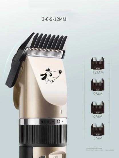 Rechargeable Pet Grooming Clippers – Quiet & Easy Home Grooming