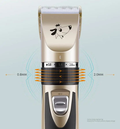 Rechargeable Pet Grooming Clippers – Quiet & Easy Home Grooming