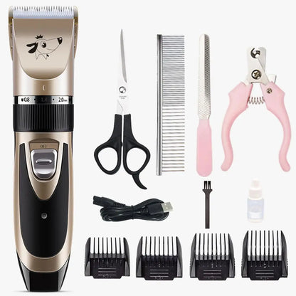 Rechargeable Pet Grooming Clippers – Quiet & Easy Home Grooming