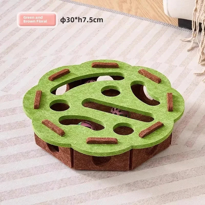 Indoor Cat Puzzle Play Box