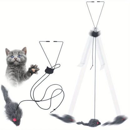 Door Hanging Cat Teaser Toy