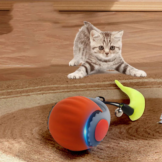 Smart Rolling Cat Ball Toy – Interactive Indoor Play