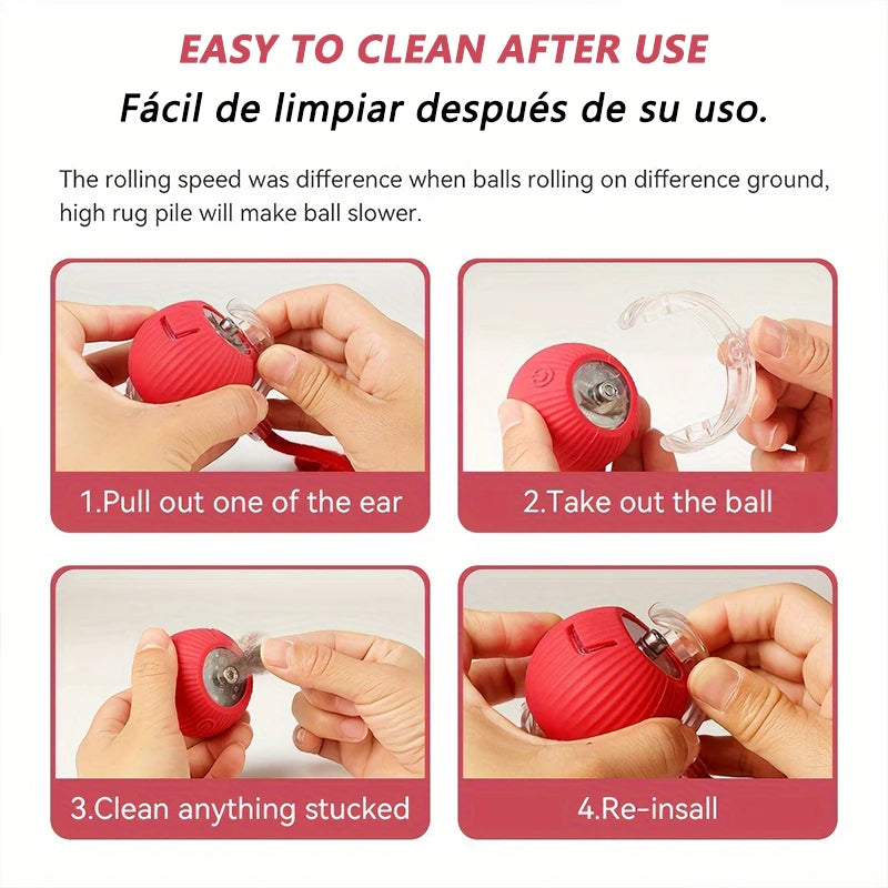 Rechargeable Smart Cat Ball Toy