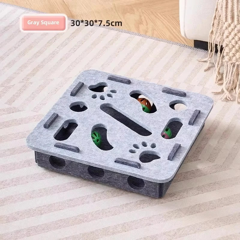 Indoor Cat Puzzle Play Box