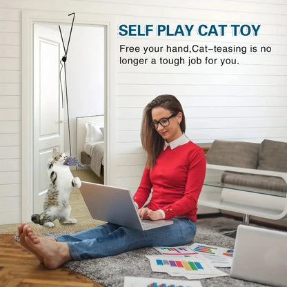 Door Hanging Cat Teaser Toy