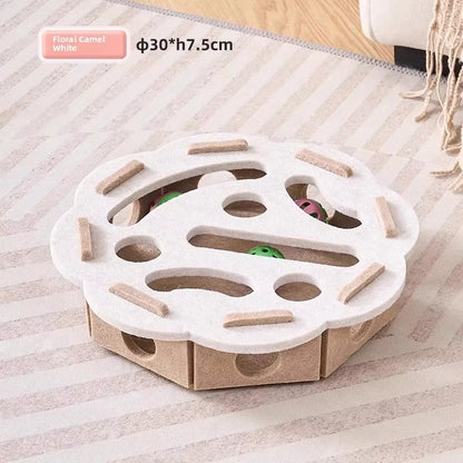 Indoor Cat Puzzle Play Box