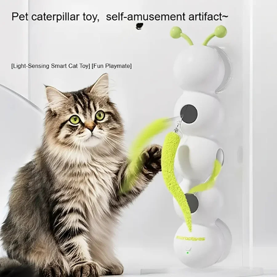 Interactive Caterpillar Cat Toy