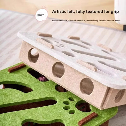 Indoor Cat Puzzle Play Box
