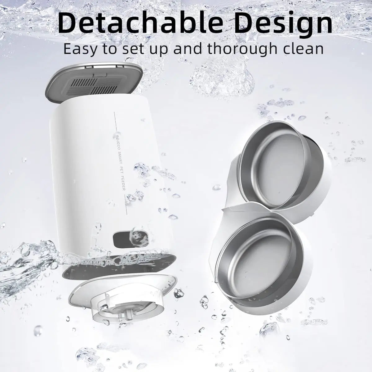 ROJECO Smart WiFi Pet Feeder