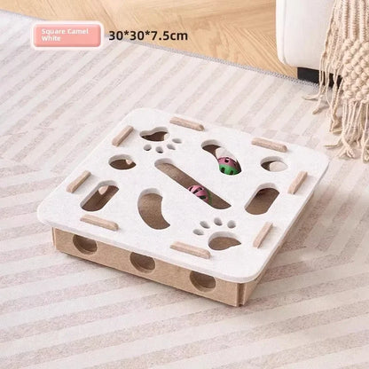 Indoor Cat Puzzle Play Box