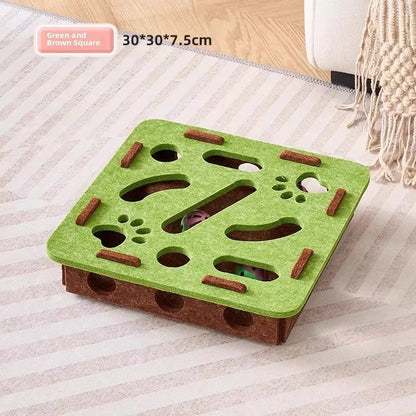 Indoor Cat Puzzle Play Box