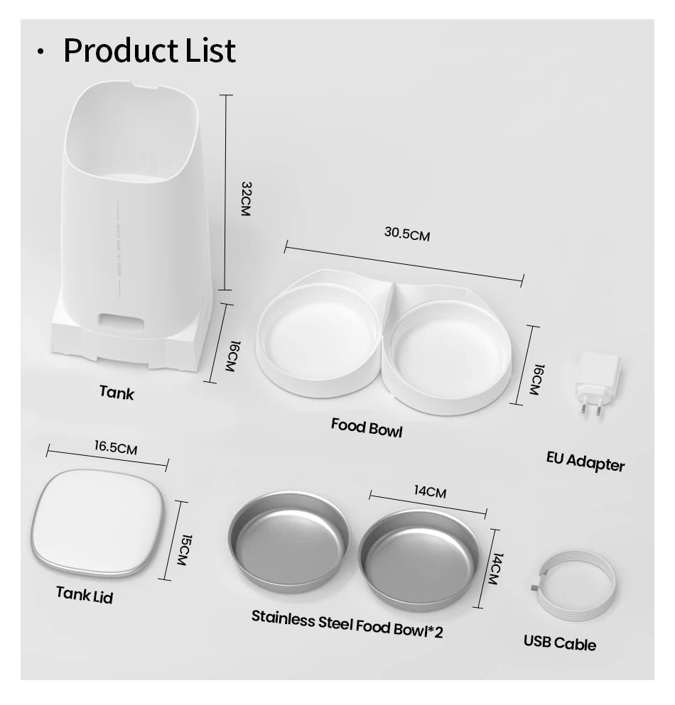 ROJECO Smart WiFi Pet Feeder