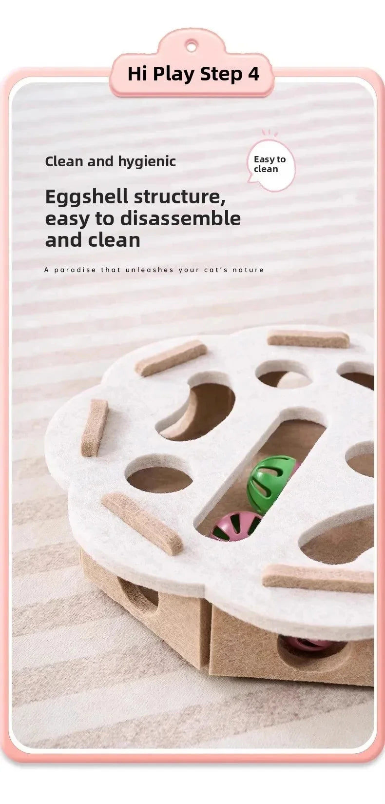 Indoor Cat Puzzle Play Box