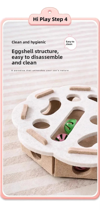 Indoor Cat Puzzle Play Box